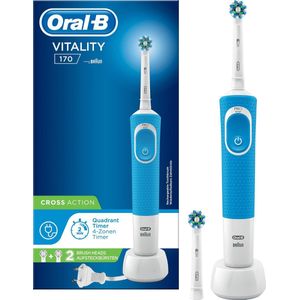 Oral-B Vitality 170 - Elektrische Tandenborstel - Inclusief 2 opzetborstels