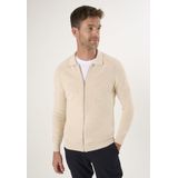 Felix Hardy Vest Met Rits - Cardigan - 100% Katoen Heren Beige - 2Xl