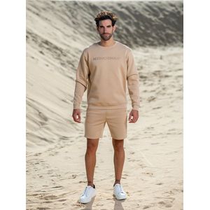 Muchachomalo Heren Sweater - Zand - Maat M - Mannen Trui