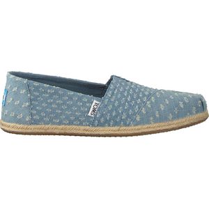 Toms Dames Espadrilles Alpargata Wm - Blauw - Maat 38,5