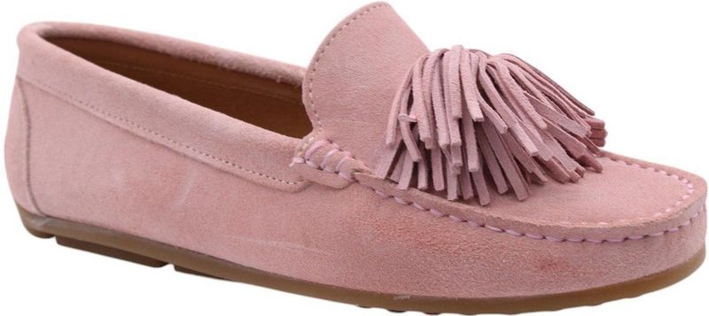 Ctwlk - Oman - Schoenen - Roze - Klassieke Leren Mocassin