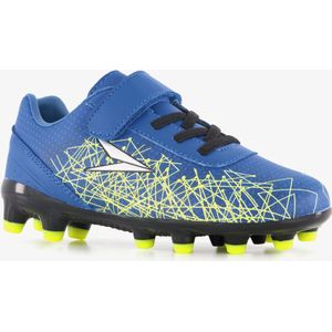 Dutchy Elevate FG kinder voetbalschoenen blauw geel - Maat 31 - Uitneembare zool
