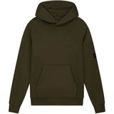 Malelions Kids Nylon Pocket Hoodie - Moss Green 4-104