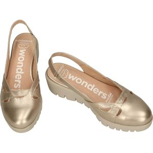 Wonders -Dames - goud - sandalen - maat 40