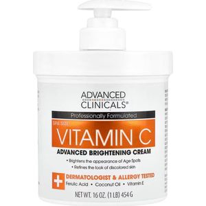 Advanced Clinicals - Advanced Brightening Cream - 454 g