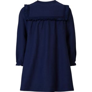 Noppies Kids Girls dress Arcola long sleeve Meisjes Jurk - Blauw - Maat 134
