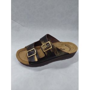 ROHDE 1422 / sandalen met gespen / bruin / maat 36