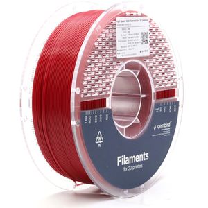 GEMBIRD - High Speed ABS - 1.75 mm - 1kg- Rood - ABS1.75HY-01-B - 3D Printer Filament