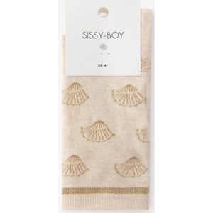 Sissy-Boy - Witte sokken met schelpen print