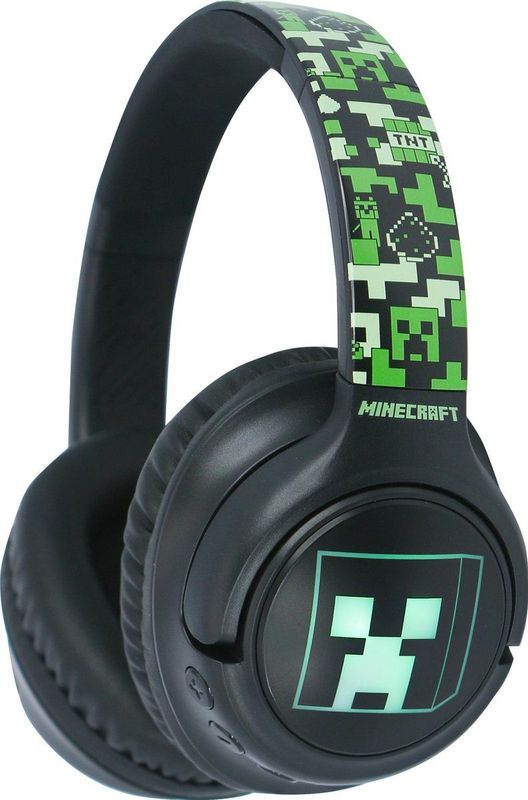 Minecraft - Bluetooth Hoofdtelefoon - Blauw - Draadloos - Inklapbaar
