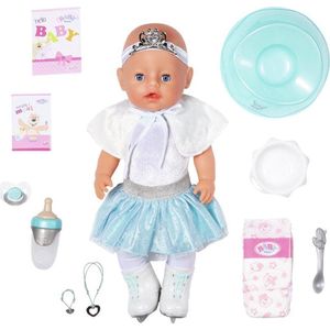 BABY born® Soft Touch IJsballerina Meisje - Interactieve Babypop 43 cm