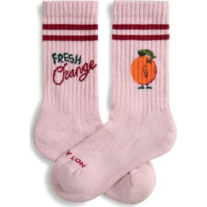 Jimmy Lion kids sokken athletic fresh orange roze - 21-25