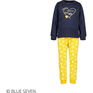 Blue Seven - kinderpyjama - geel