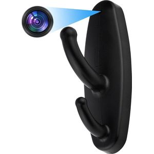 Spy Camera Microcamera HD 1080P Klein Thuis Verborgen Video Recorder Home Security Camera met Bewegingsdetectie Kleding Haak Camera