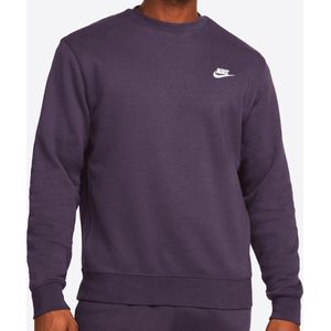 Nike Sportswear Club Fleece Swoosh Crewneck (Purple) - Maat M