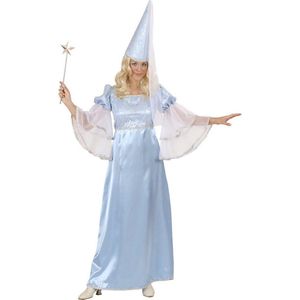 Widmann - Elfen Feeen & Fantasy Kostuum - Prinses Fee, Lichtblauw Kostuum Vrouw - Blauw - XL - Carnavalskleding - Verkleedkleding