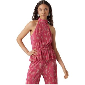 Vero Moda Hia Halter Mouwloze Blouse Roze XS Vrouw