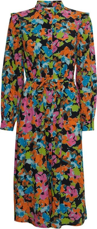 Ichi - Ganava - Dameshemdjurk - Midi lengte - Regular fit