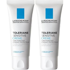 La Roche-Posay Toleriane Sensitive dagcrème - voor een gevoelige huid - Voordeelbundel 2x 40ml