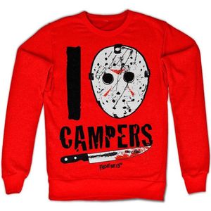 Friday the 13th I Jason Campers Sweatshirt Red-S