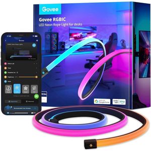Govee RGBIC LED Neon Rope Light for desks (3m)