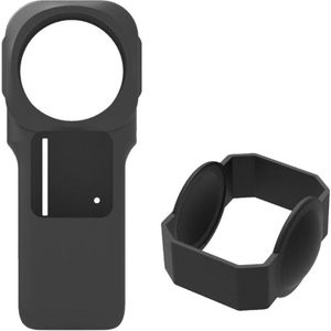 Geschikt voor Siliconen beschermhoes met lensdop Geschikt voor Insta360 ONE RS 1-inch camera