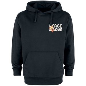 Peanuts Snoopy Love Heren Trui met capuchon - zwart - L