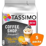Tassimo - Toffee Nut Latte - 5x 8 T-Discs