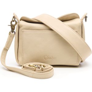 Chabo Bags - Lucy small Shoulder Bag - Schoudertas - Leer - Creme