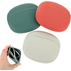 3 stuks siliconen oordophouder data wire opbergdoos draagbare mini sleuteldoos touw organizer kleine tas reisaccessoires thuis of op het werk lippenstift houder houder