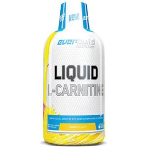 EVERBUILD Liquid L-Carnitine + Chromium / 1500mg Orange - Vetverbranding & Energie – Sneller Herstel – Suikervrij – 450 ml