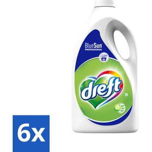 6 x Dreft - Vloeibaar Wasmiddel - Professional - Voor dagelijks gebruik - 83 Wasbeurten - Wasmiddel - Vloeibaar Wasmiddel - Vlekkenverwijderaar - Professioneel Wasmiddel - Wasmiddel Voor Gekleurde Was