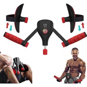 Multifunctionele dijbeentrainer voor thuis - bekkenbodemtrainer voor dames en heren - rugtrainingsapparaat met instelbare hoek en weerstand - telbaar design