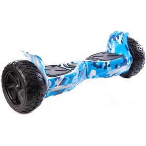 Altrado - Hoverboard – Blue camoflage – 8.5 inch Off-Road - 15 km/h - 10km bereik - Bluetooth speaker - Oxboard - Hoverboards