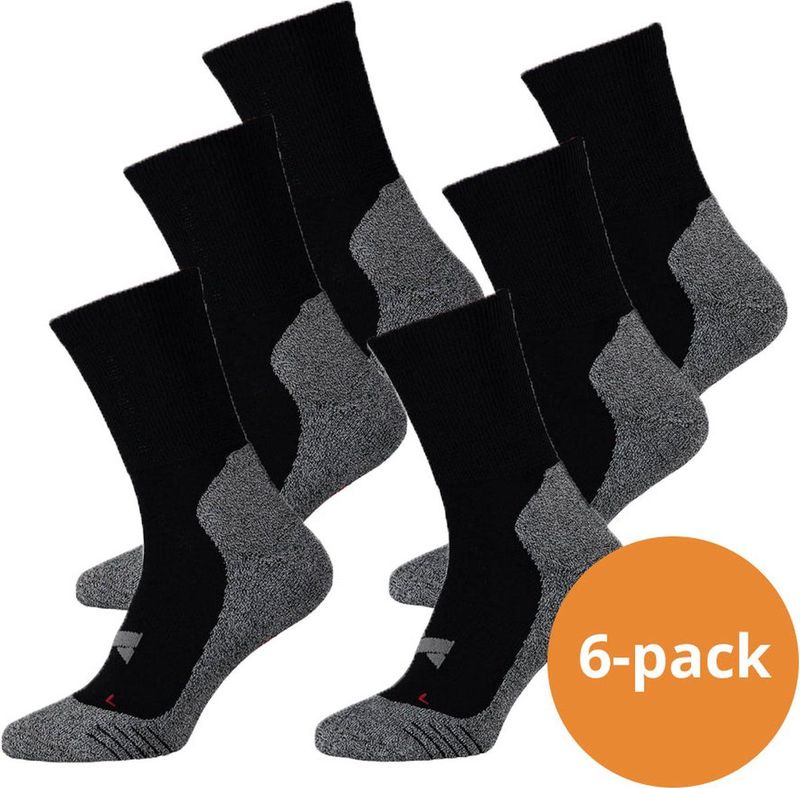 Xtreme Sockswear - Hiking Sokken - Multi Black - 6 Paar Hiking Sokken