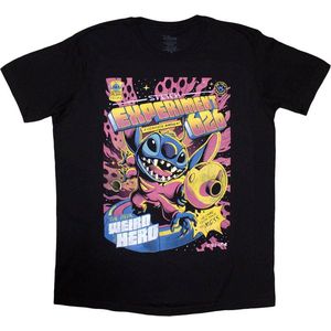 Disney Lilo & Stitch - Experiment 626 Heren T-shirt - S - Zwart