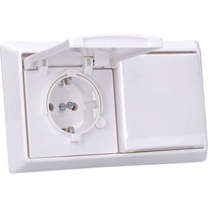 Lexium Buitenstopcontact - Buitenstopcontacten waterdicht - Tuinstopcontact - Contactdoos voor buiten