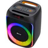 Denver Bluetooth Speaker Party Box - Discolichten - Incl. Afstandsbediening - Microfoon Aansluiting - BPS165
