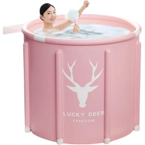 Bovista Ijsbad - Zitbad - Ice Bath - Dompelbad - Opblaasbaar - Wim Hof Methode - Roze - Set 2 - 70cm