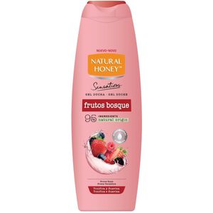 Natural Honey Douchegel Rode Vruchten – Forest Fruits ( Bosvruchten ) Natuurlijke & Hydraterende Familie Douchegel – Natuurlijke Ingrediënten – Antioxiderende Body Wash | Shower gel | Zachte Huidverzorging voor Volwassenen & Kinderen | 650ML