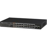Dahua Technology PFS3125-24ET-190 netwerk-switch Unmanaged L2 Fast Ethernet (10/100) Power over Ethernet (PoE) Zwart