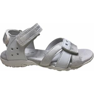 lumberjack velcro sterren sandalen Ca001 wit silver mt 30