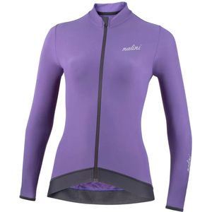 Nalini - Dames - Fietsshirt - Lange mouwen - Wielrenshirt - Najaar - Winter - WRAP LS LADY JERSEY 1 - PURPLE - S