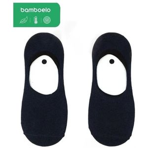 Dames Bamboe Sokken - Babet Sokken - Enkel Sokken - Voor Dames - Kort Sokken - Antibacterieel - 1 Paar - 36/40 - Marineblauw