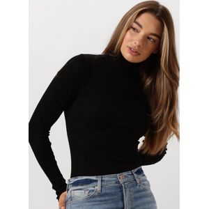 Rosemunde Silk T-shirt W/ Roller Neck Truien & vesten Dames - Sweater - Hoodie - Vest- Zwart - Maat XL