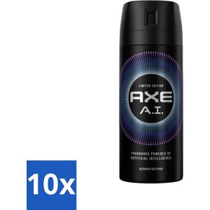 Axe - Limited Edition - Deodorant Bodyspray - A.I. - 150 ml - Bulkverpakking - 10 stuks