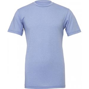 Bella+Canvas Unisex Heather CVC Short Sleeve Tee CV3001CVC - Heather Blue - XXL