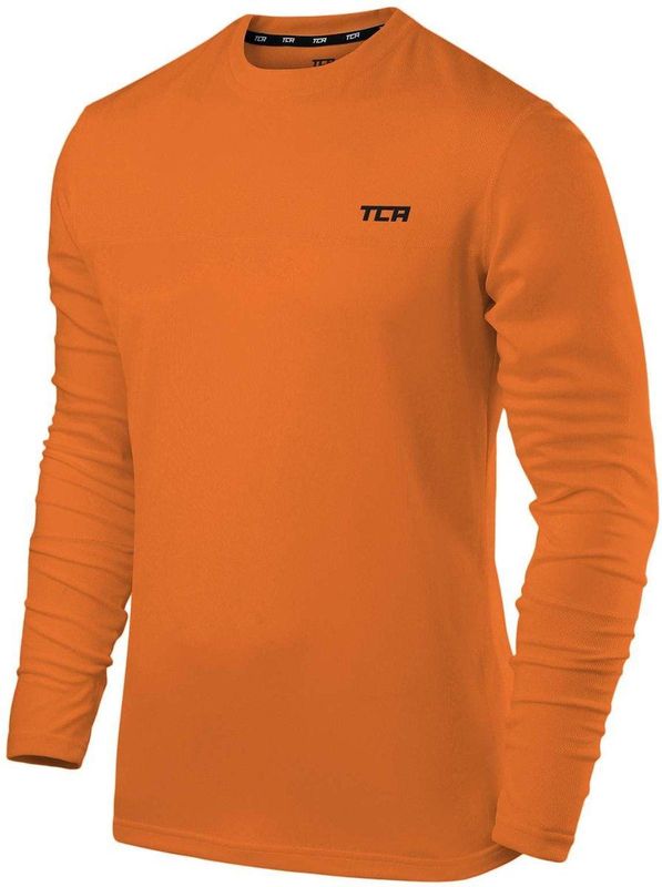 TCA - Element - Hardloop Top - Oranje - Lange Mouw