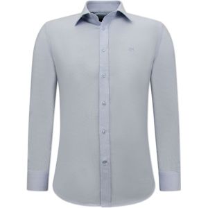 Gentile Bellini - Oxford Shirts - Licht Blauw - Slim Fit Overhemden