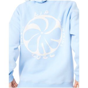 2025 Rip Curl Dames Shore Break Heritage Hoodie - Light Blue